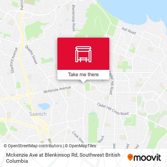 Mckenzie Ave at Blenkinsop Rd map