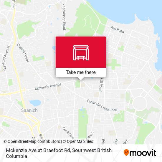 Mckenzie Ave at Braefoot Rd map