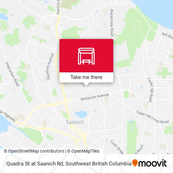 Quadra St at Saanich Rd plan