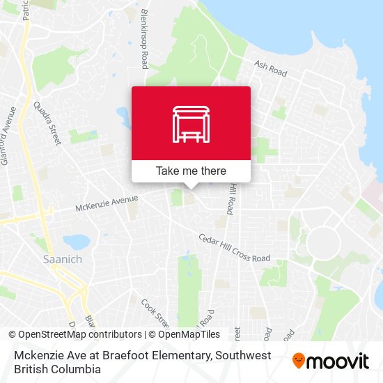 Mckenzie Ave at Braefoot Elementary map