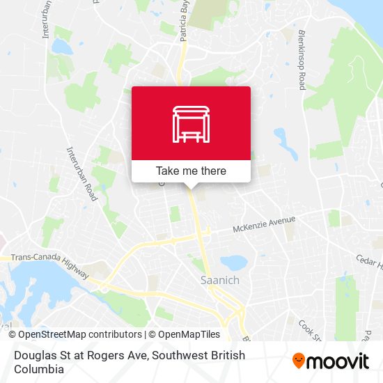 Douglas St at Rogers Ave map