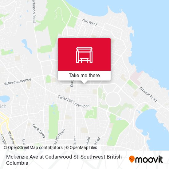 Mckenzie Ave at Cedarwood St plan