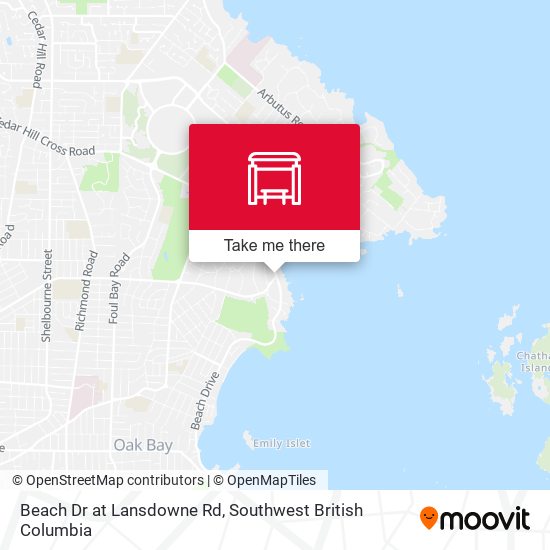 Beach Dr at Lansdowne Rd plan
