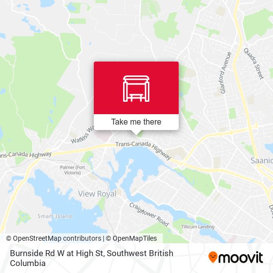 Burnside Rd W at High St map