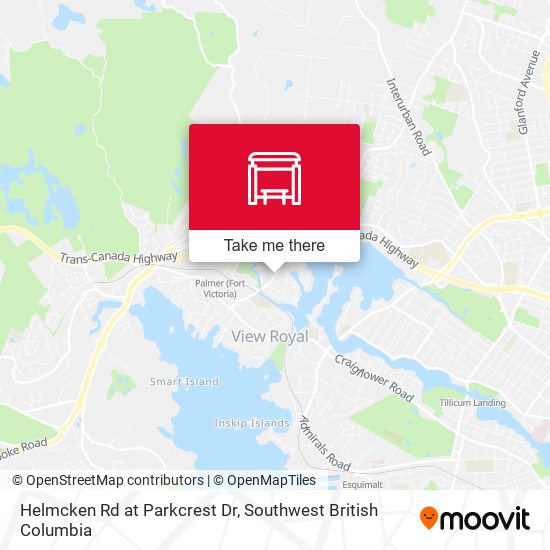 Helmcken Rd at Parkcrest Dr map