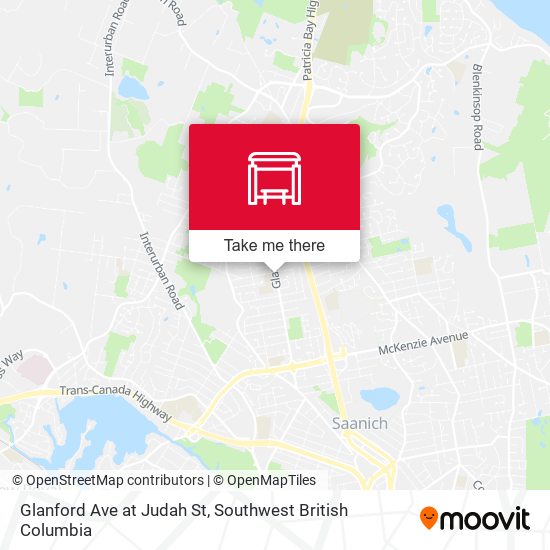 Glanford Ave at Judah St map