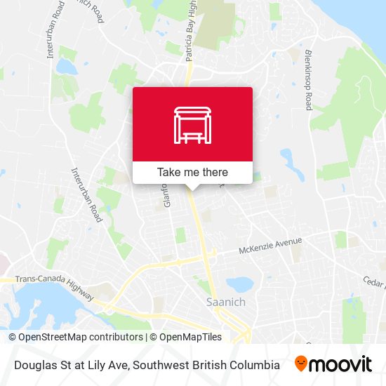 Douglas St at Lily Ave map