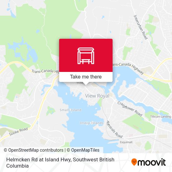 Helmcken Rd at Island Hwy map