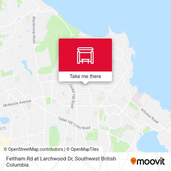 Feltham Rd at Larchwood Dr plan