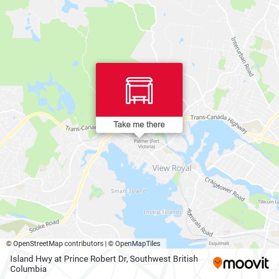 Island Hwy at Prince Robert Dr map