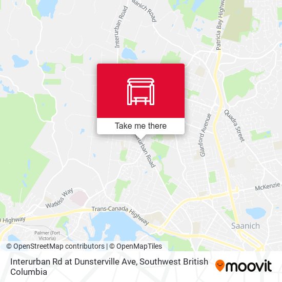 Interurban Rd at Dunsterville Ave map