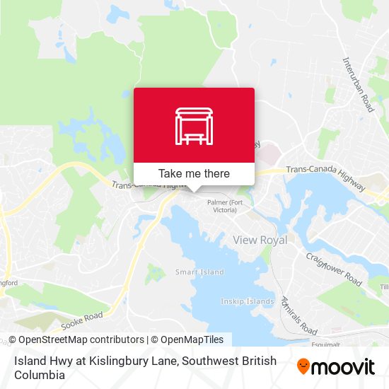 Island Hwy at Kislingbury Lane map