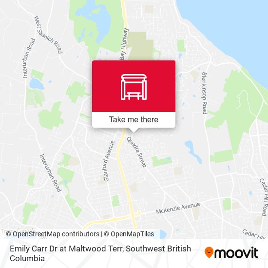 Emily Carr Dr at Maltwood Terr map