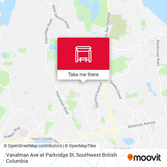 Vanalman Ave at Parkridge St plan