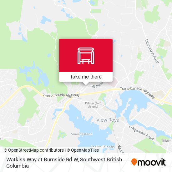 Watkiss Way at Burnside Rd W map