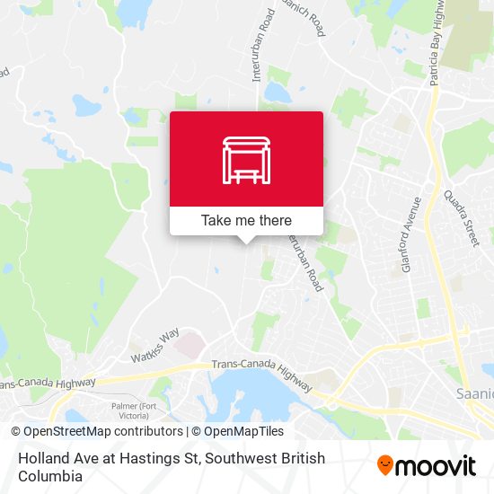 Holland Ave at Hastings St map