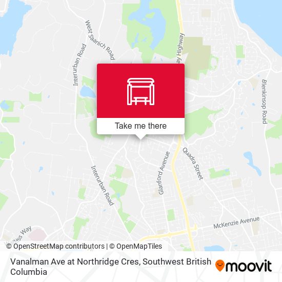 Vanalman Ave at Northridge Cres plan