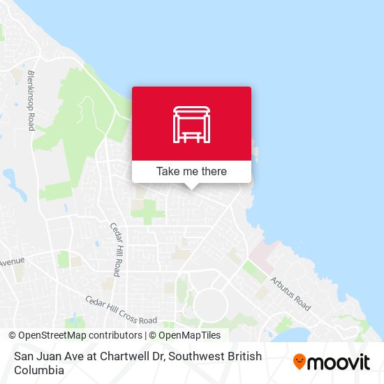 San Juan Ave at Chartwell Dr map