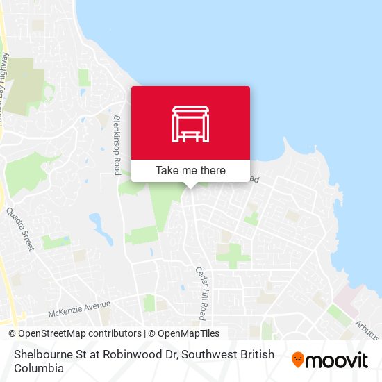 Shelbourne St at Robinwood Dr plan