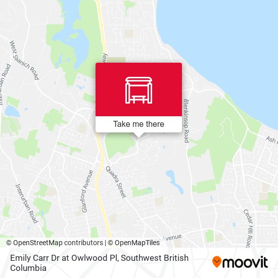 Emily Carr Dr at Owlwood Pl map