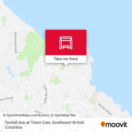 Tyndall Ave at Triest Cres map