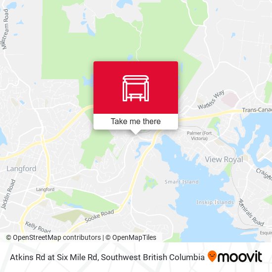 Atkins Rd at Six Mile Rd map