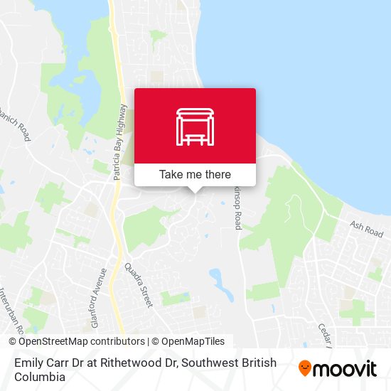 Emily Carr Dr at Rithetwood Dr map