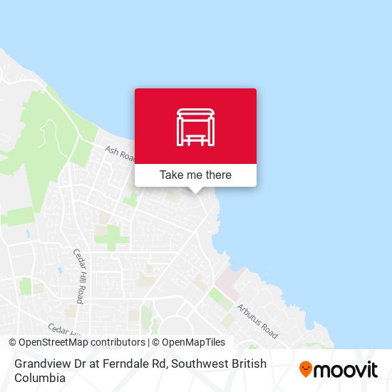 Grandview Dr at Ferndale Rd map