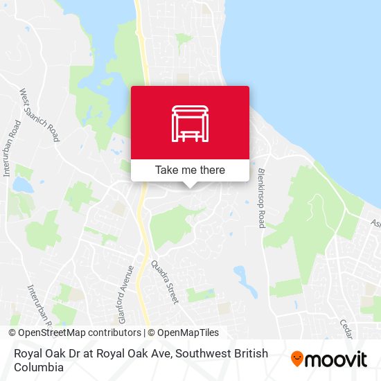 Royal Oak Dr at Royal Oak Ave map