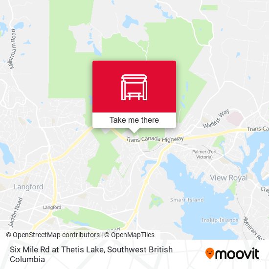 Six Mile Rd at Thetis Lake plan