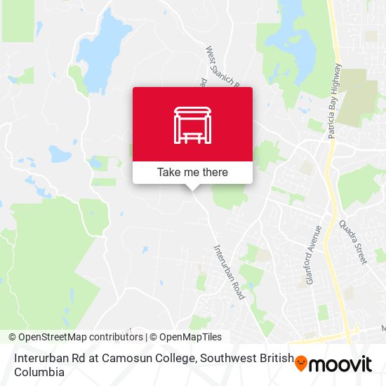 Interurban Rd at Camosun College plan