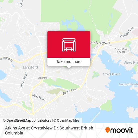 Atkins Ave at Crystalview Dr map