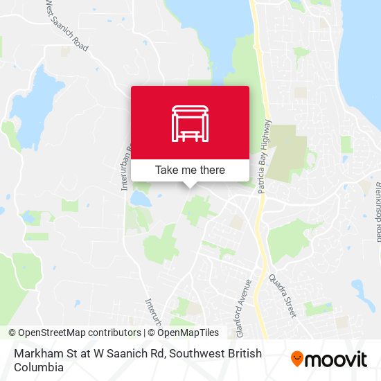 Markham St at W Saanich Rd map