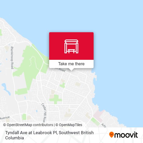 Tyndall Ave at Leabrook Pl map