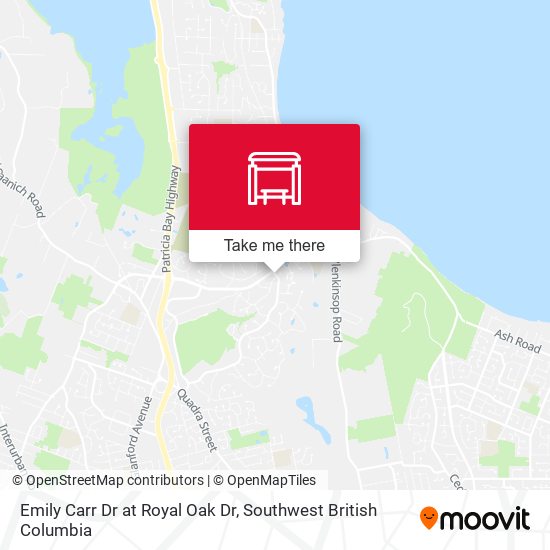 Emily Carr Dr at Royal Oak Dr map
