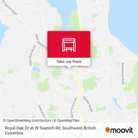 Royal Oak Dr at W Saanich Rd map