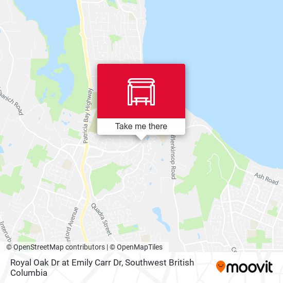 Royal Oak Dr at Emily Carr Dr map