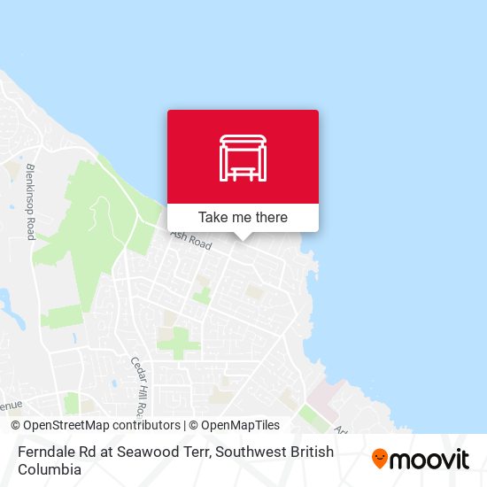 Ferndale Rd at Seawood Terr map