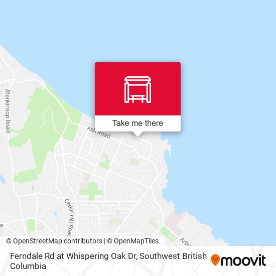Ferndale Rd at Whispering Oak Dr map