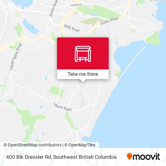 400 Blk Dressler Rd map