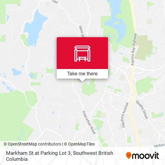 Markham St at Parking Lot 3 map