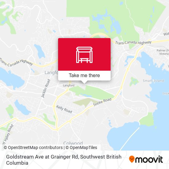 Goldstream Ave at Grainger Rd map
