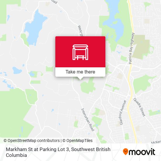 Markham St at Parking Lot 3 map