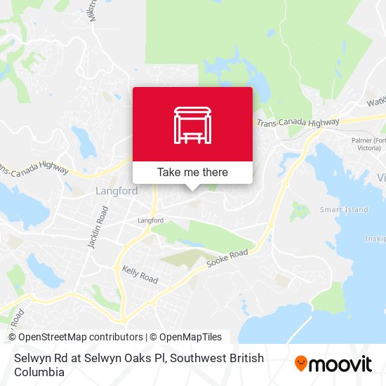 Selwyn Rd at Selwyn Oaks Pl map