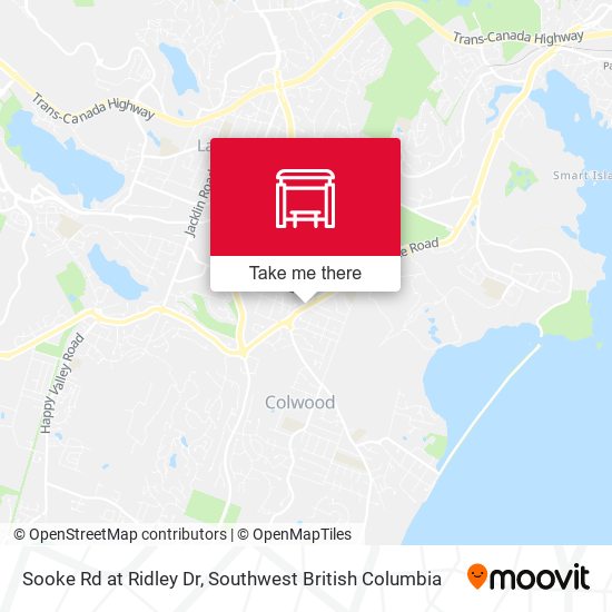 Sooke Rd at Ridley Dr map