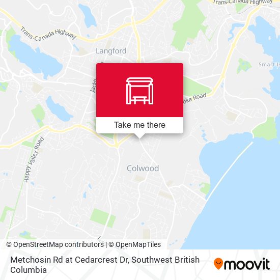 Metchosin Rd at Cedarcrest Dr plan