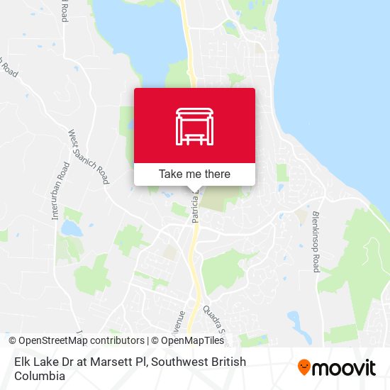 Elk Lake Dr at Marsett Pl map