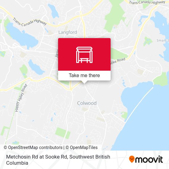 Metchosin Rd at Sooke Rd map
