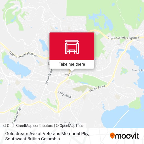 Goldstream Ave at Veterans Memorial Pky map