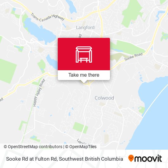 Sooke Rd at Fulton Rd map